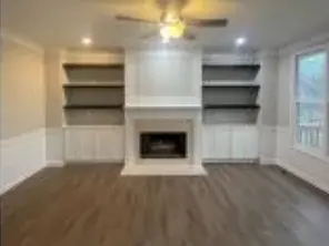After: frozen pipe burst above the kitchen ceiling (representative photo, not a specific customer project)